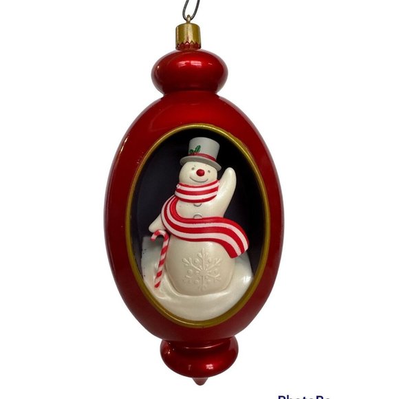 2022 Hallmark Ornamen  Top Hat Snowman Limited Edition VIP Keepsake, New - Picture 1 of 9